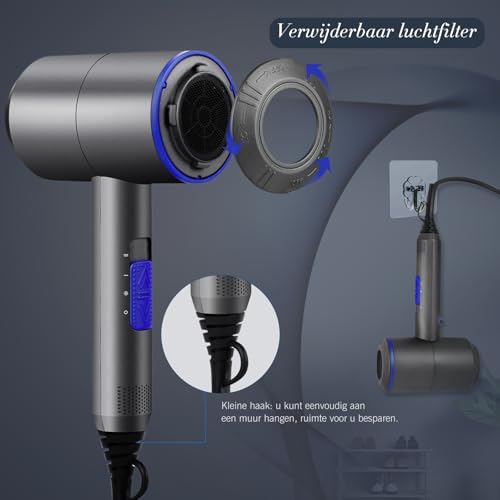Hair Dryer with Diffuser attachment-The Mainhair Shop