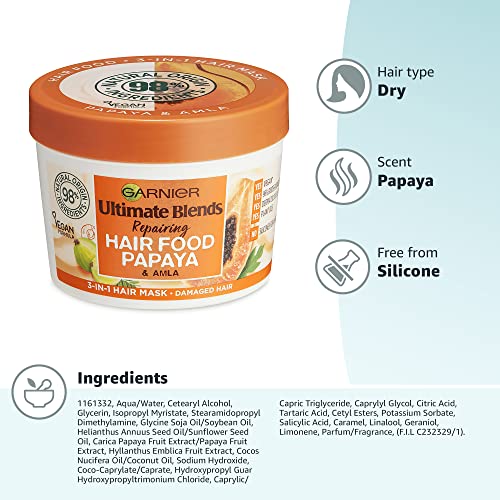 Garnier Hair Mask Papaya-The Mainhair Shop