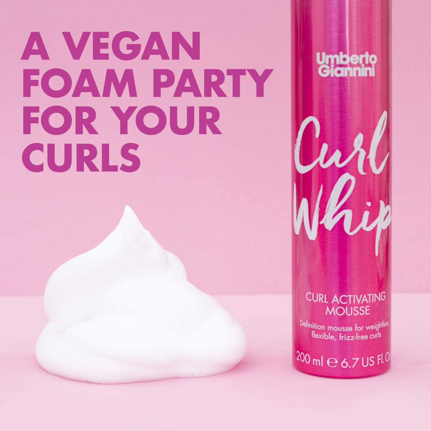 Umberto Giannini Curl Whip mousse-The Mainhair Shop