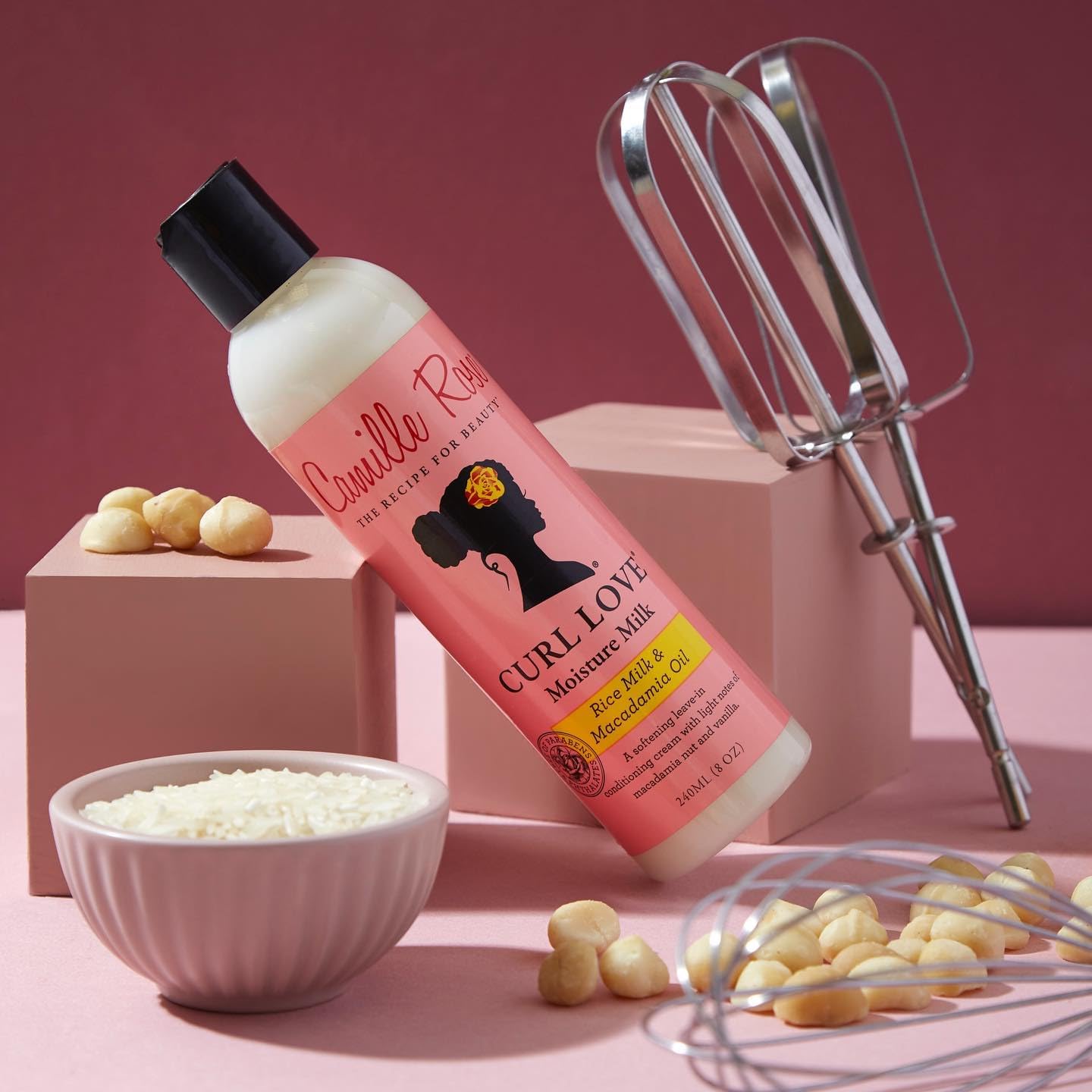 Camille Rose Curl Love Moisture Milk, Leave-In Conditioning Cream for Curls and Coils-The Mainhair Shop