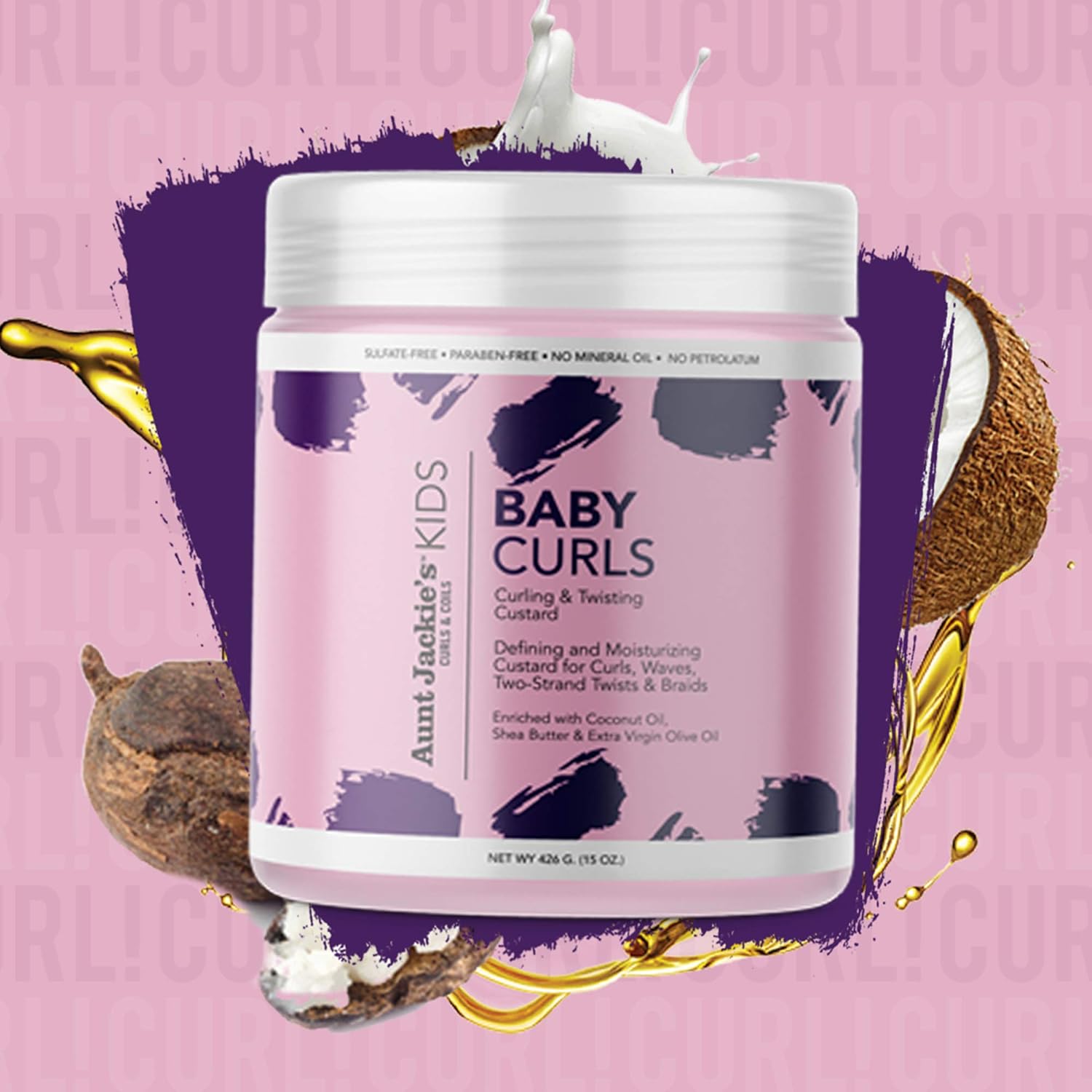 Aunt Jackies Girls Baby Curls and Twisting Cream-The Mainhair Shop