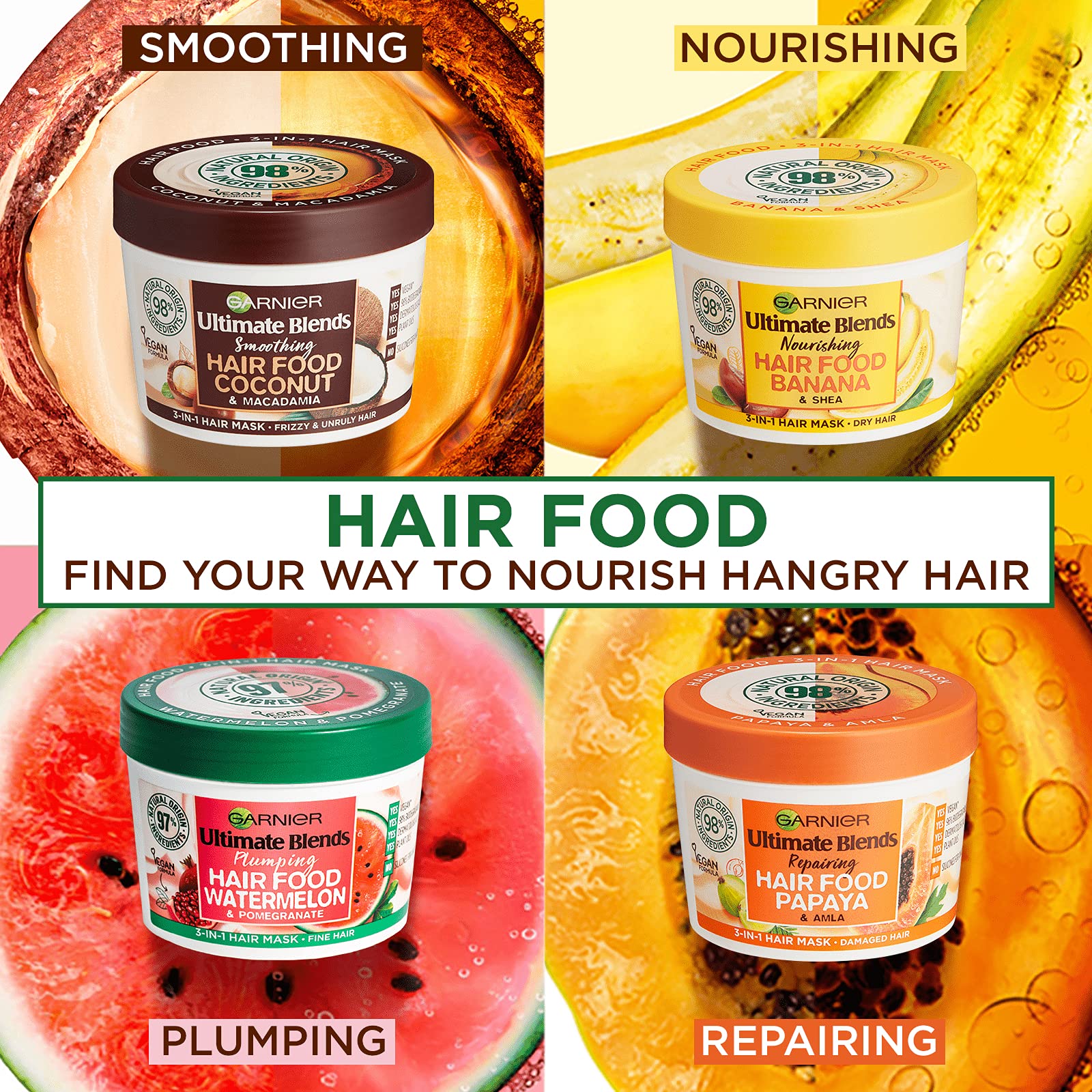 Garnier Hair Mask Papaya-The Mainhair Shop