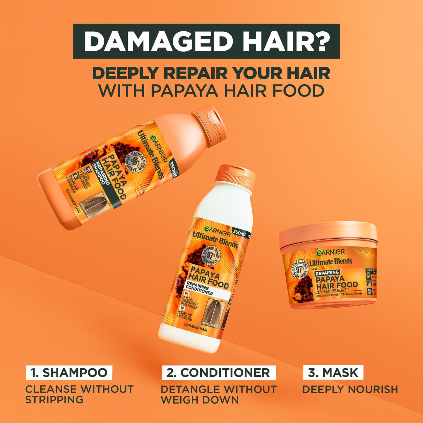 Garnier Hair Mask Papaya-The Mainhair Shop
