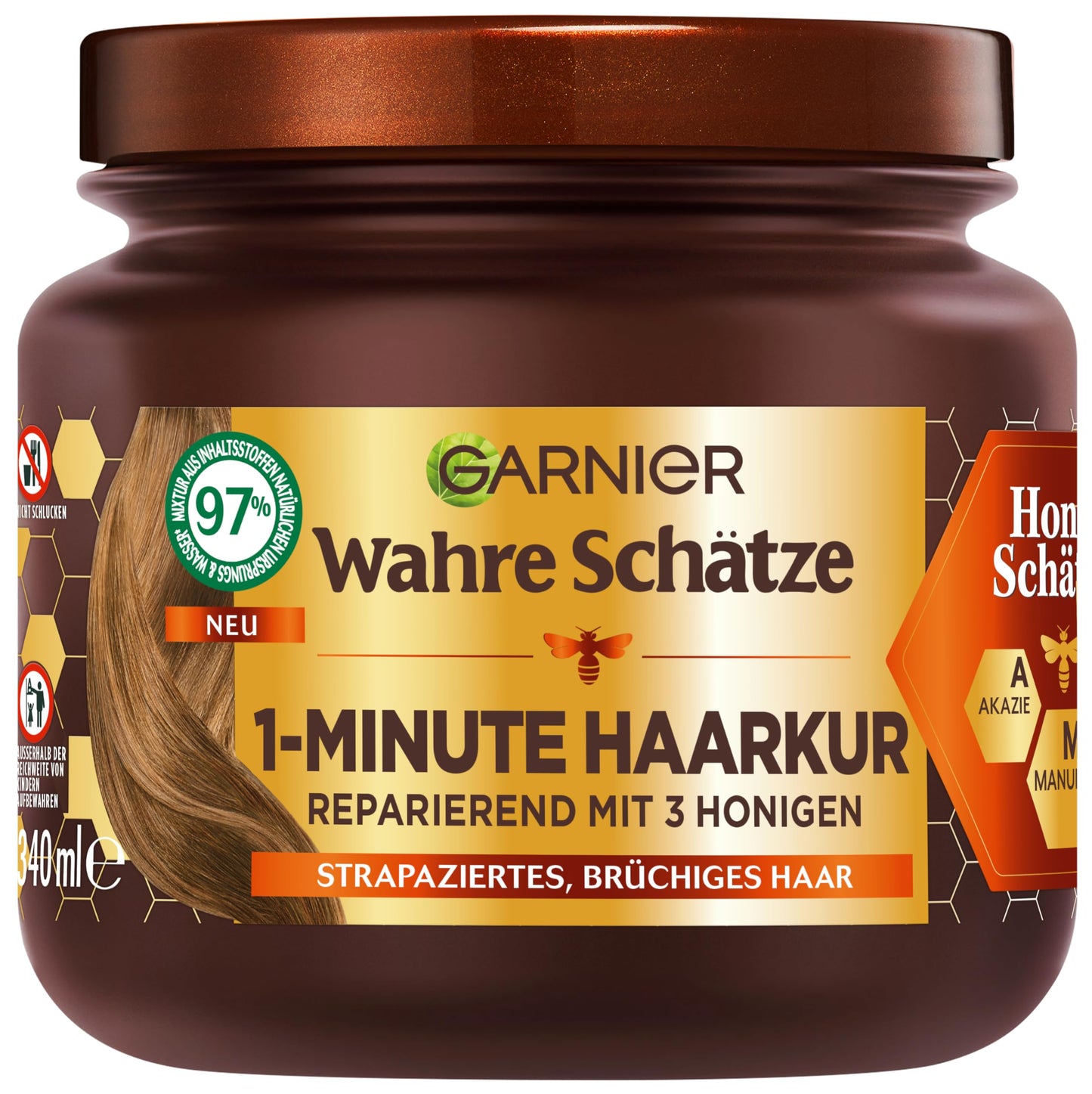 Garnier hair honey food bees wax-The Mainhair Shop