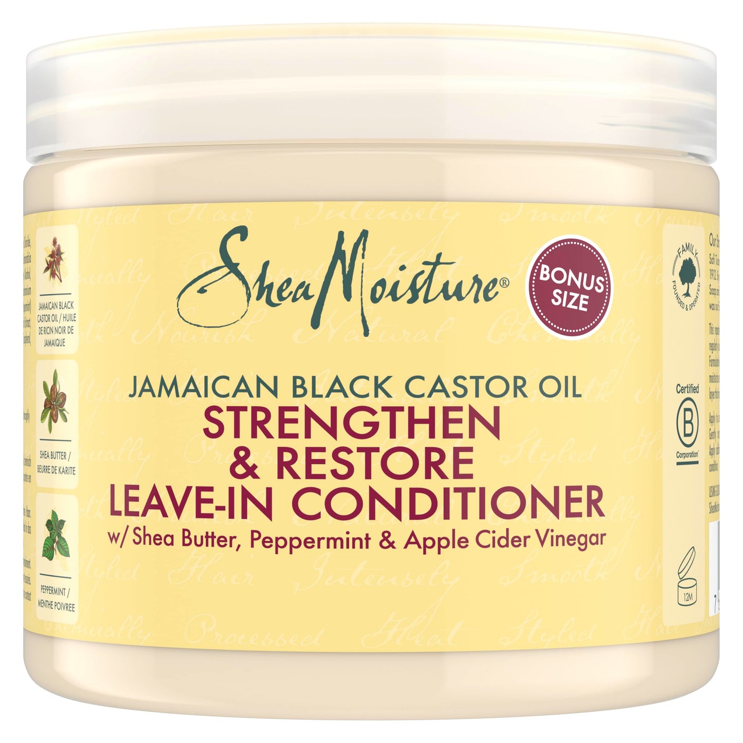 Shea Moisture Jamaican black caster oil Leave in conditioner-The Mainhair Shop