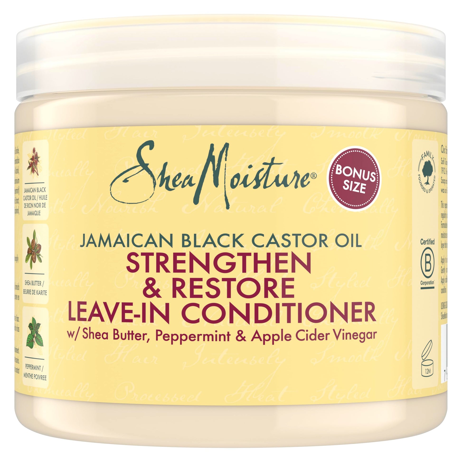 Shea Moisture Jamaican black caster oil Leave in conditioner-The Mainhair Shop