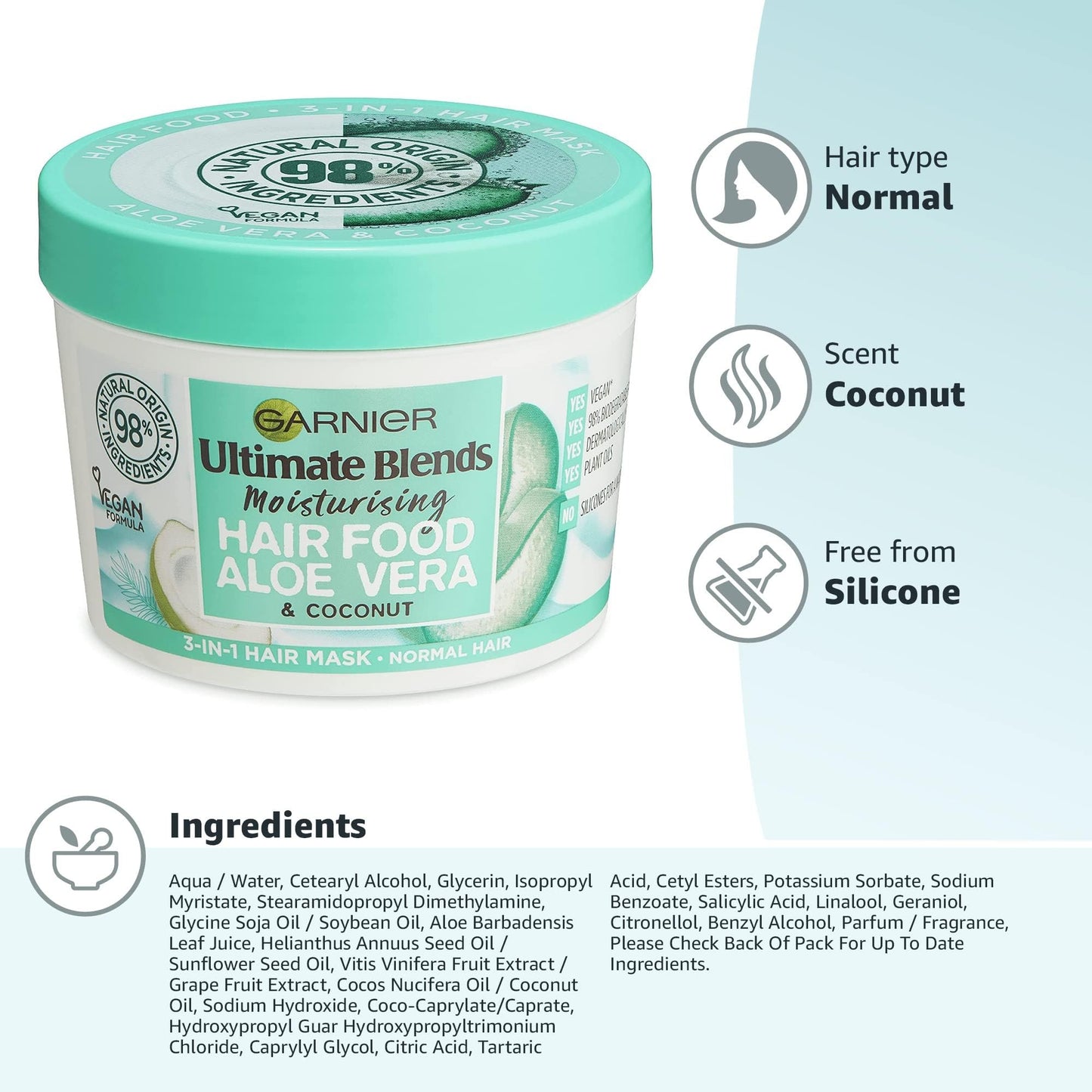 Garnier Hair Mask Aloe Vera-The Mainhair Shop