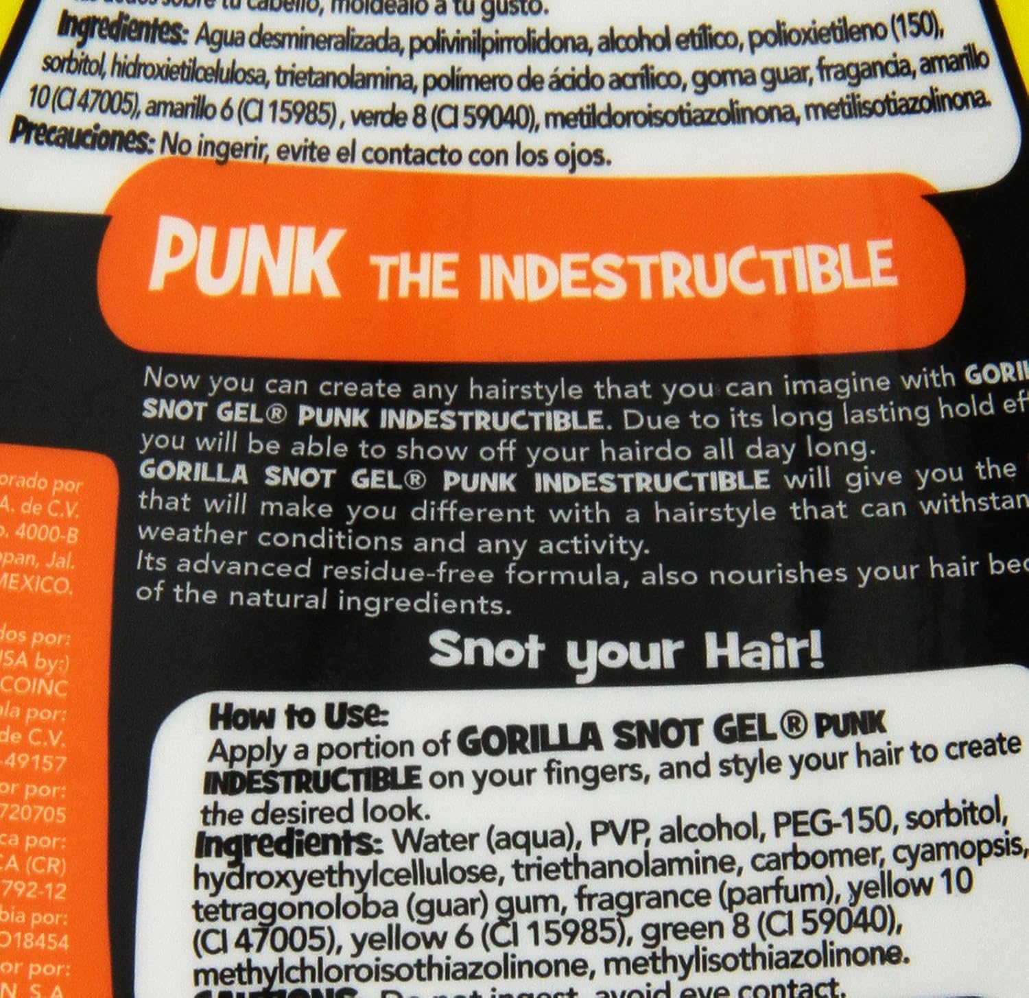 Gorilla snot super hold gel-The Mainhair Shop