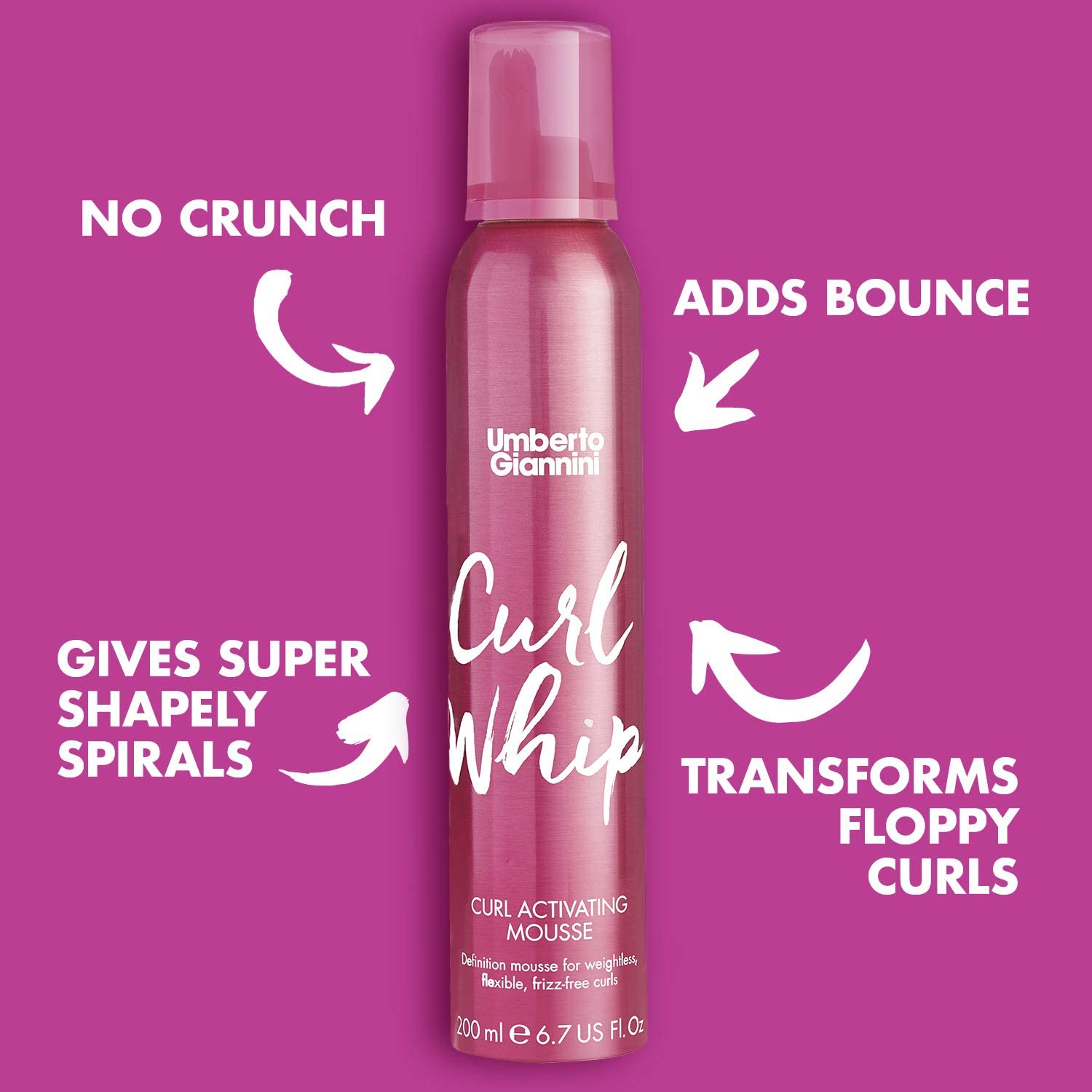 Umberto Giannini Curl Whip mousse-The Mainhair Shop