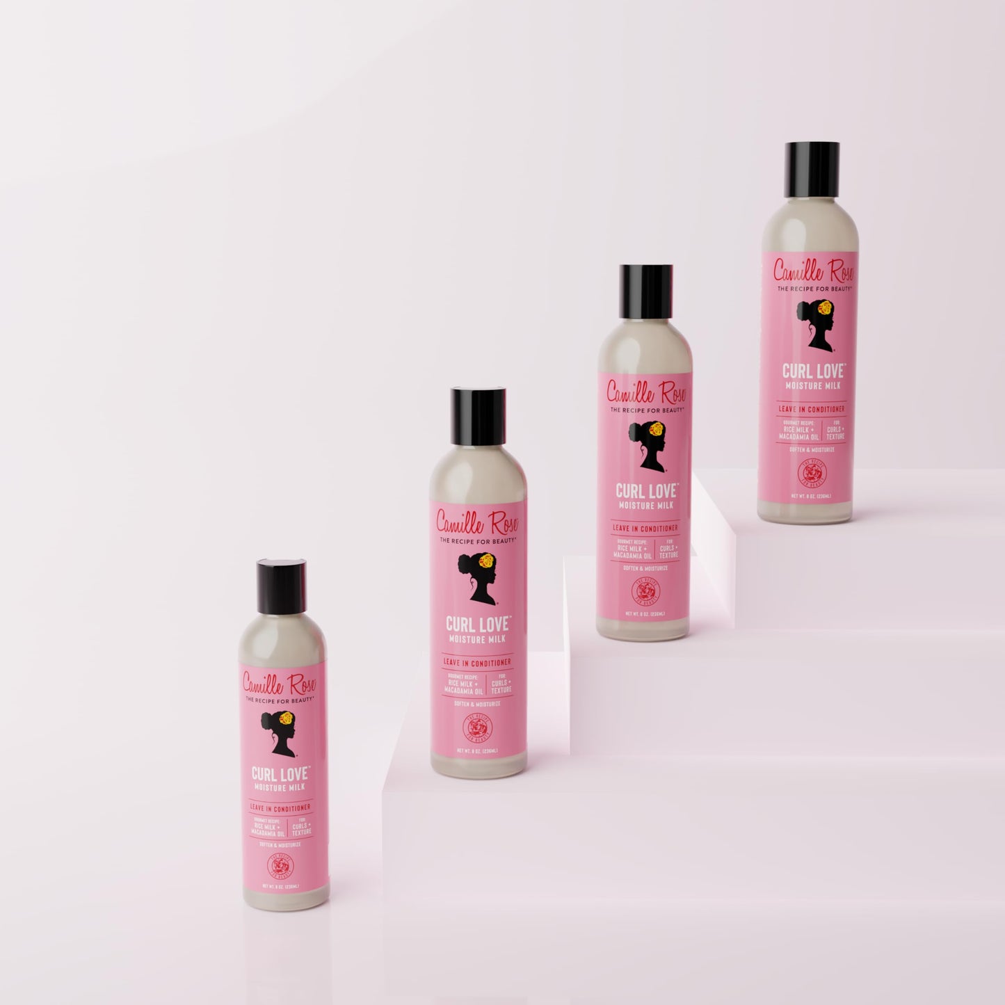 Camille Rose Curl Love Moisture Milk, Leave-In Conditioning Cream for Curls and Coils