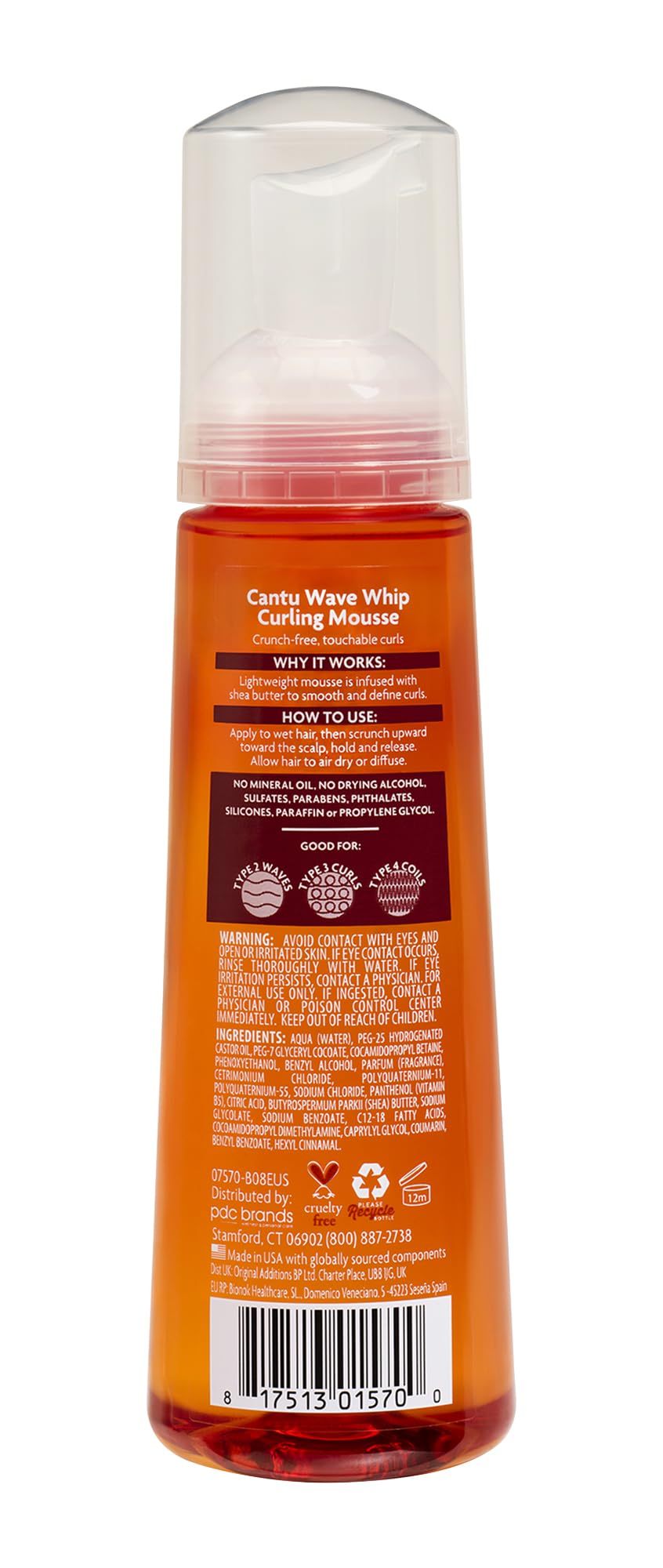 Cantu Wave Whip Curling Mousse