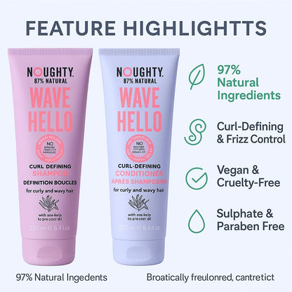 Noughty Wave Hello Curl Defining Conditioner | Shampoo And Conditioner
