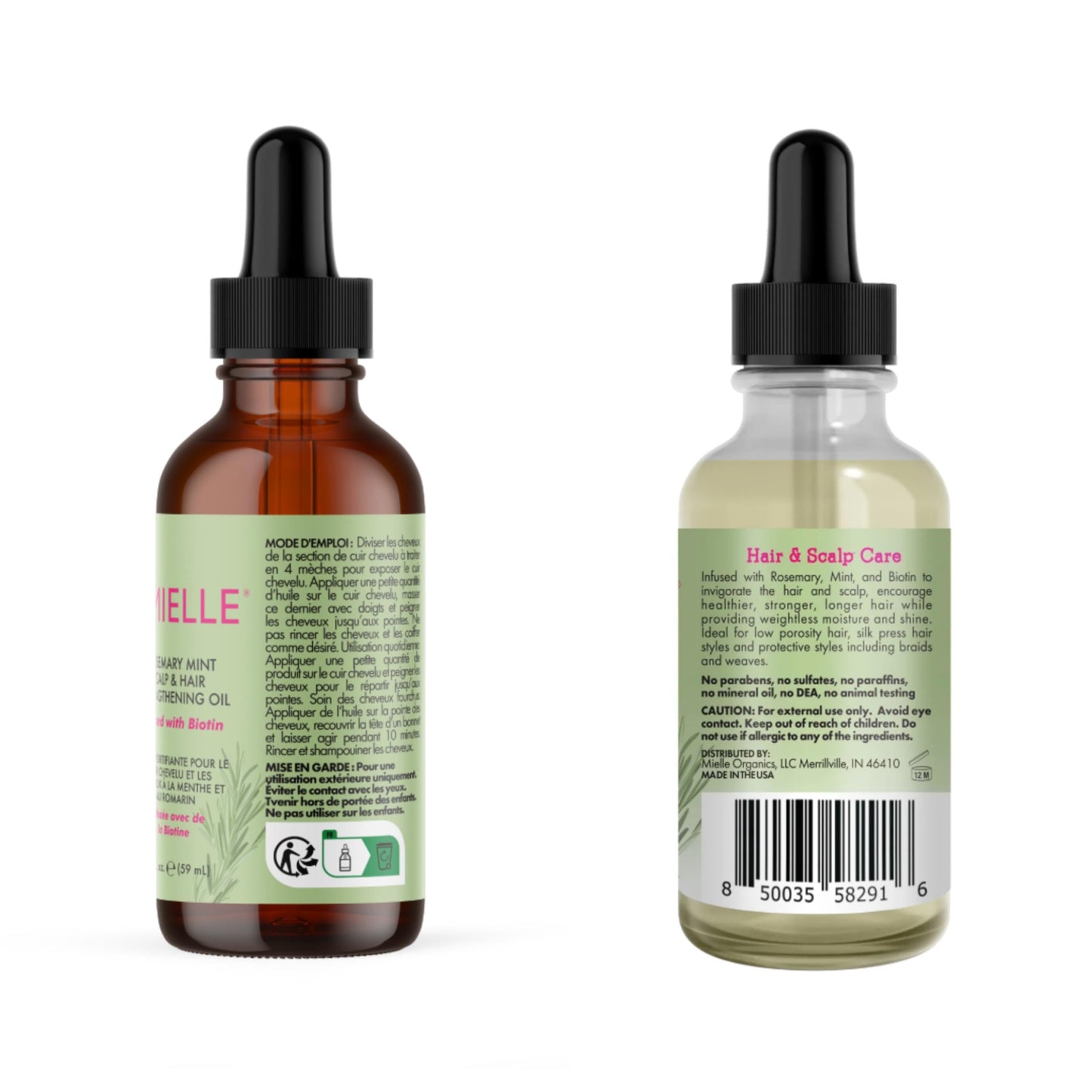 Mielle Rosemary Mint Scalp & hair strengthening Oil-The Mainhair Shop