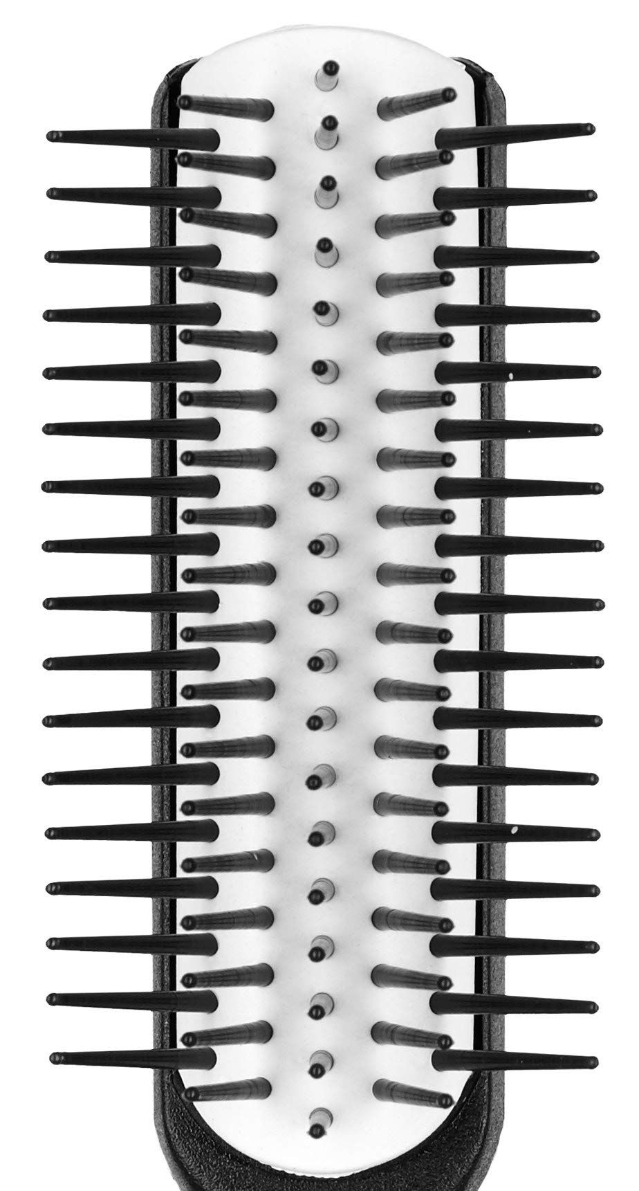 Denman Curly Hair Brush D3 (Black & Red) 7 Row Styling Brush for Detangling, Separating, Shaping and Defining Curls - For Women and Men-The Mainhair Shop