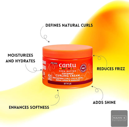 Cantu Coconut Curling Cream-The Mainhair Shop