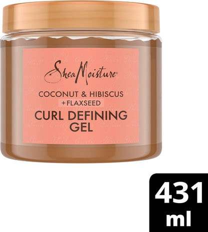 Shea moisture coconut & hibiscus + flaxseed curl defining gel-The Mainhair Shop