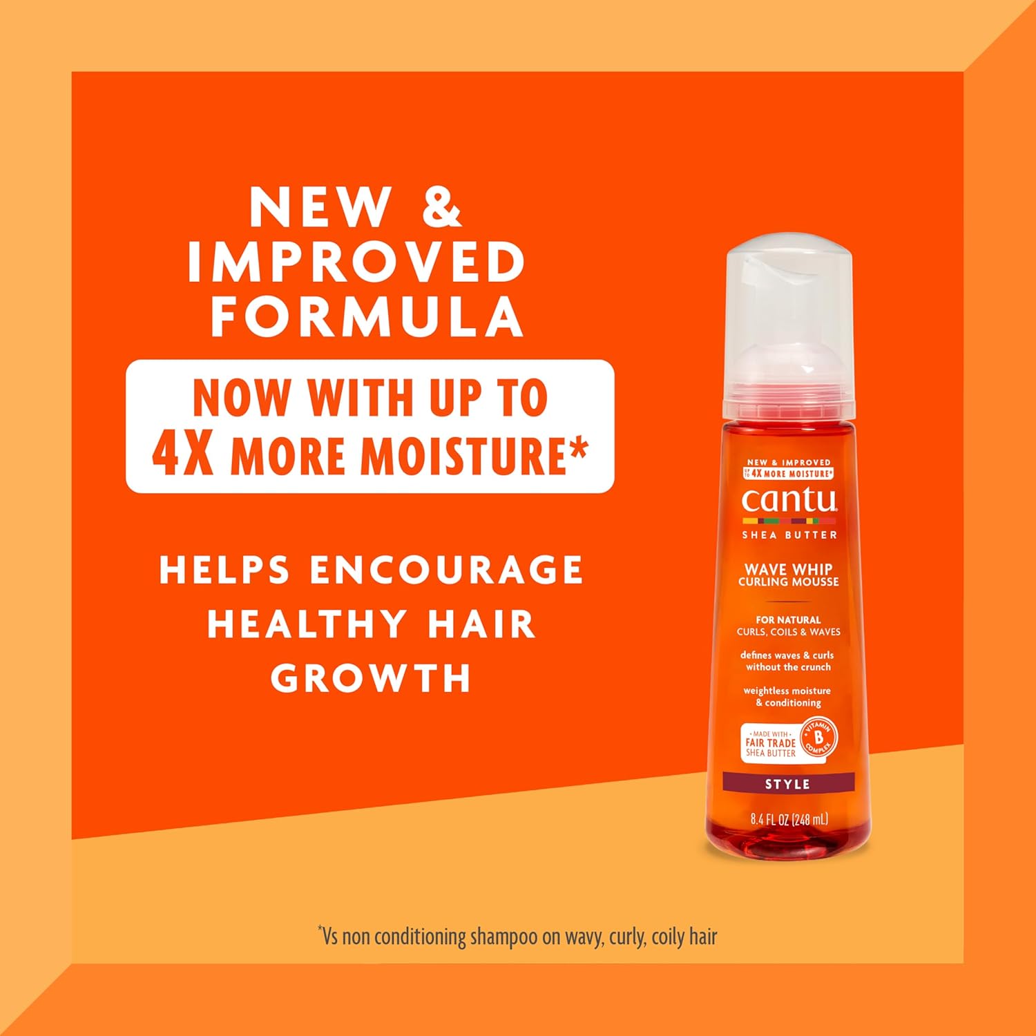 Cantu Wave Whip Curling Mousse-The Mainhair Shop