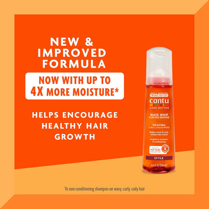 Cantu Wave Whip Curling Mousse-The Mainhair Shop