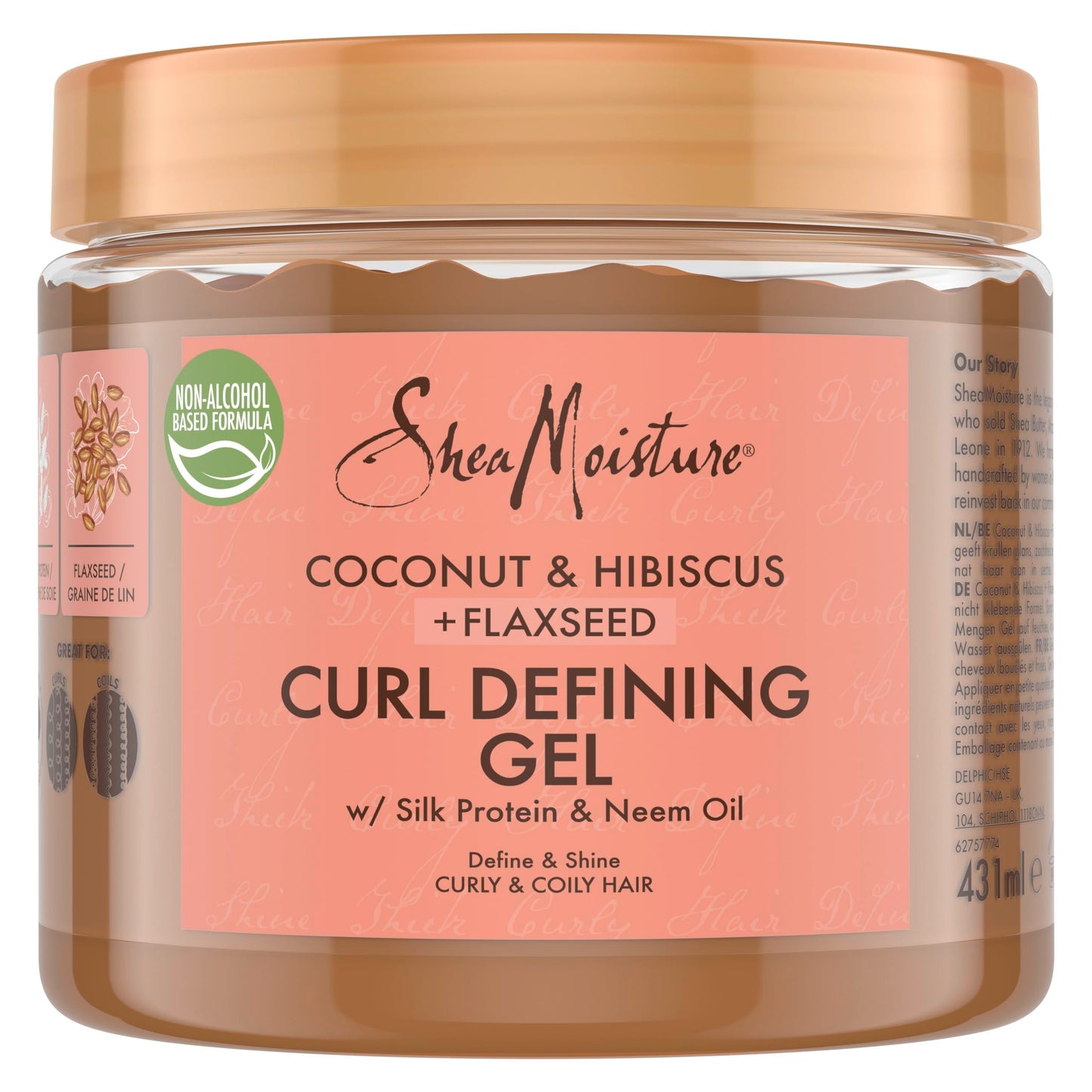 Shea Moisture Coconut & Hibiscus + Flaxseed Curl Defining Gel